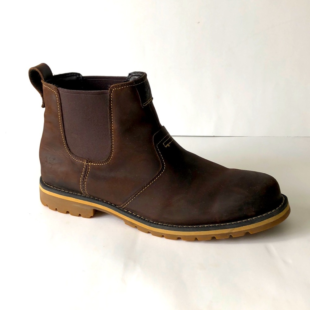 Timberland Men’s Chelsea  Brown Leather Boots size 12